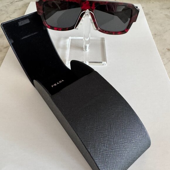 Prada Havana Red Sunglasses - Picture 7 of 8